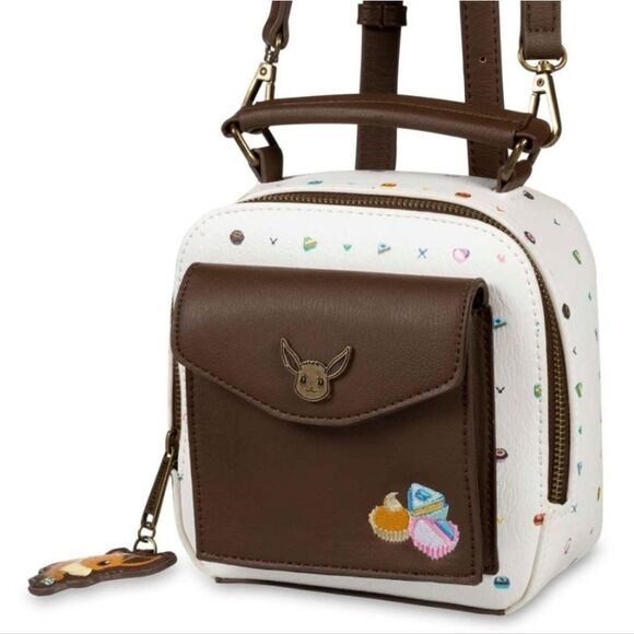 Loungefly Pokémon Eevee Sweet Choices Convertible Mini Backpack - Picture 1 of 15